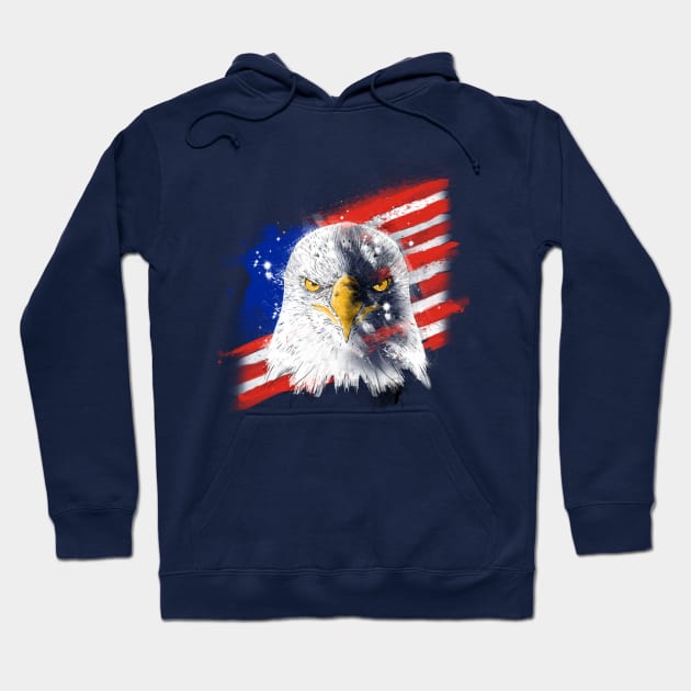 the eagle Hoodie by kharmazero